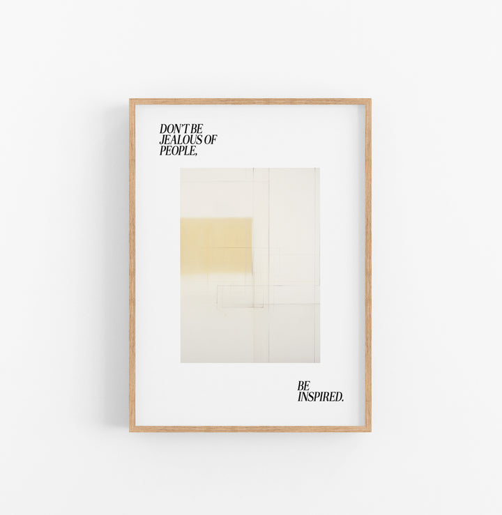 Cuadro con Marco Eclectic Minimalista Geometrico Beige Blanco