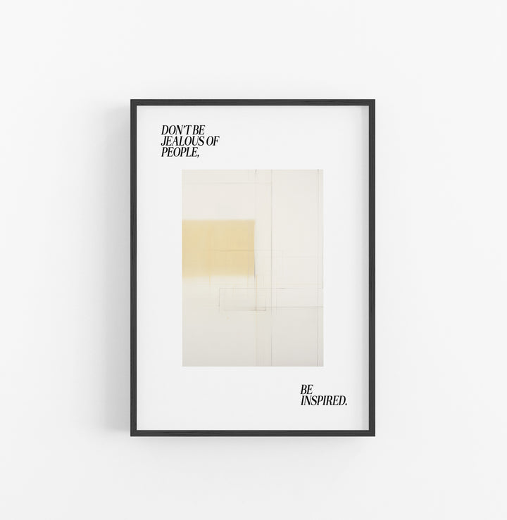 Cuadro con Marco Eclectic Minimalista Geometrico Beige Blanco