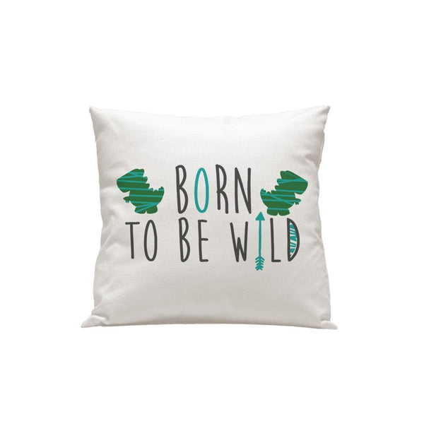 Cojín BORN TO BE WILD 30x30 Colección Dinos - sokios-FUNDA COJIN