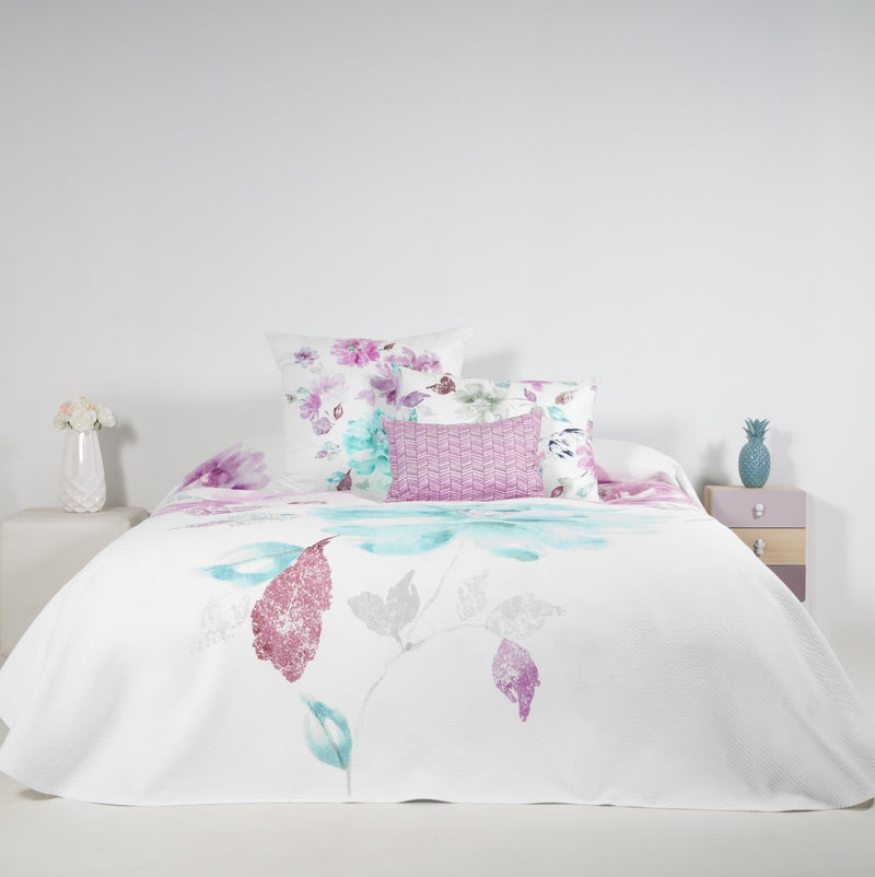 Colcha Big Flow Lila Colección Birds - sokios