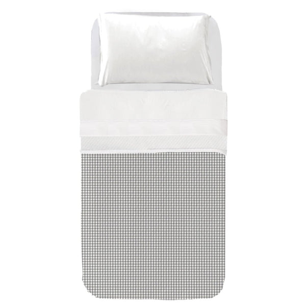 Cubrecama Infantil Vichy Gris - sokios-COLCHA200618S8248