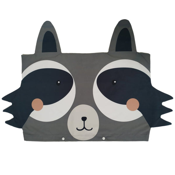 Funda Almohada Infantil con orejas Mapache - sokios-FUNDA ALMOHADA200618S6280