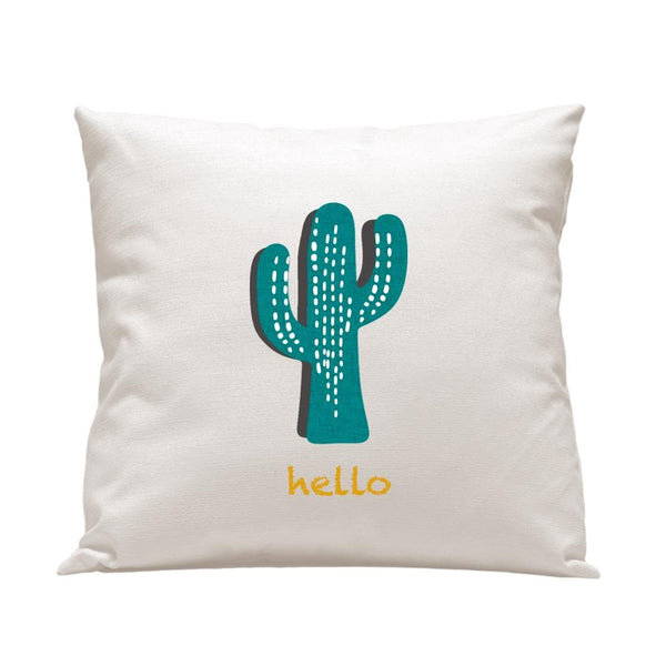 Funda cojín HELLO Colección Tropic - sokios-FUNDA COJIN