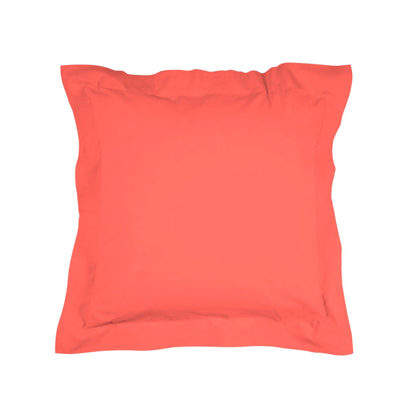Funda cuadrante Algodón Percal de 200 hilos Coral - sokios-FUNDA CUADRANTE200618S385