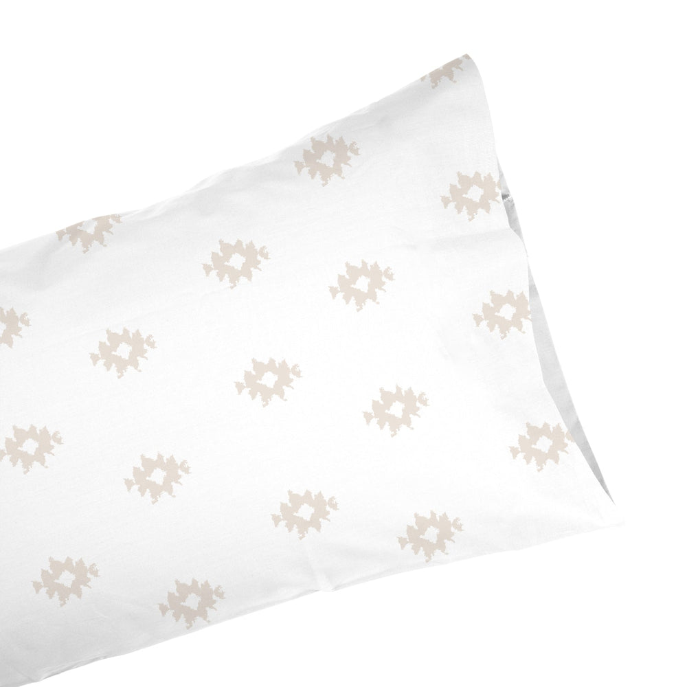 LEN Funda almohada lactancia, motivo conejo, blanco, 60x50x18 cm