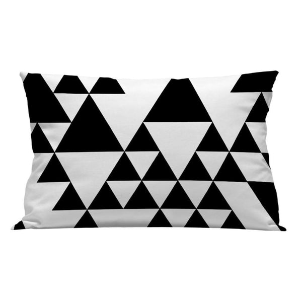 FUNDA DE CUADRANTE CAMA NORDIC NEGRO 50X70 COLECCIÓN SCANDI - sokios