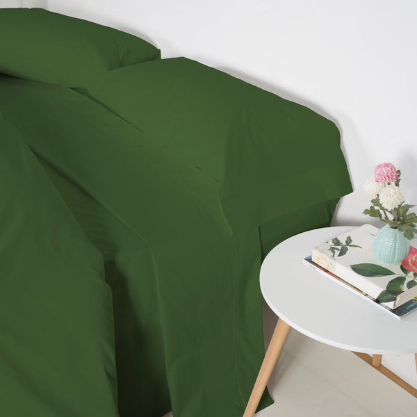 FUNDA NÓRDICA ALGODÓN PERCAL VERDE GREENERY 58 - sokios