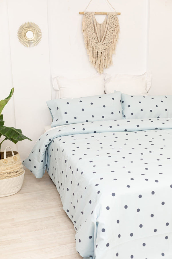 Funda nórdica Topos Azul Colección Scandi - sokios