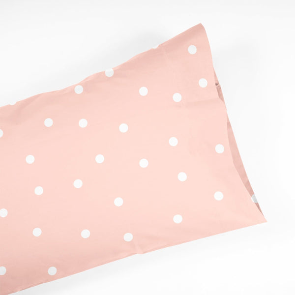 Juego de Funda nórdica Topos Rosa Colección Scandi - sokios-JUEGO DE FUNDA NORDICA200618S4055