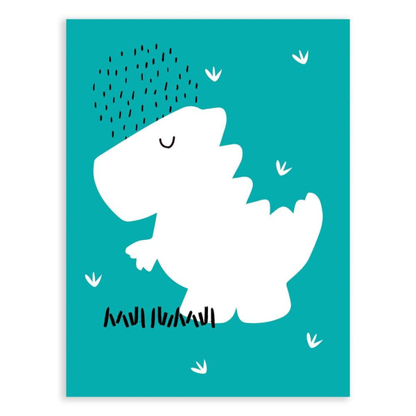 Lámina DINO AZUL 30x40 Colección Dinos - sokios