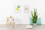Lámina HUELLA VERDE 30x40 Colección Dinos - sokios