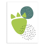 Lámina HUELLA VERDE 30x40 Colección Dinos - sokios