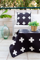 Mantel Cruces Negro - sokios-MANTEL200618S2883