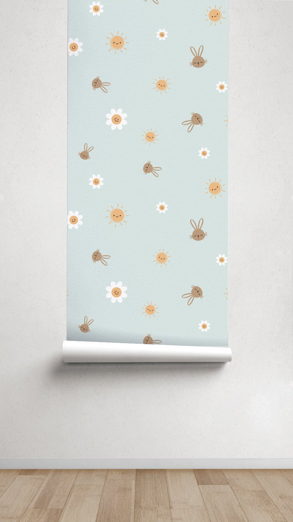 Papel pintado Infantil Conejito - sokios-PAPEL PINTADO200618S8019