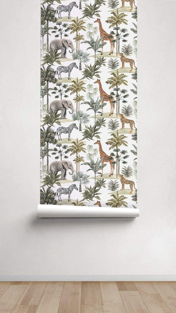 Papel pintado Selva - 55*250 cm - sokios-PAPEL PINTADO200618S4078
