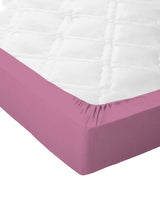 Sábana bajera Algodón Percal de 200 hilos Rosa Chicle 16 - sokios-SABANA BAJERA200618S1146