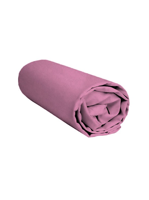 Sábana bajera Algodón Percal de 200 hilos Rosa Chicle 16 - sokios-SABANA BAJERA200618S1146