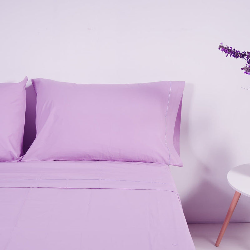 SÁBANA ENCIMERA ALGODÓN PERCAL MALVA 75 - sokios